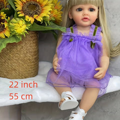 Waterproof Princess Doll with Long Hair - Ideal Gift for Kids