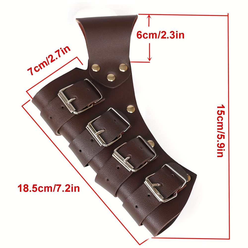 Medieval Viking Sword Sheath PU Leather Dagger Holder Costume LARP