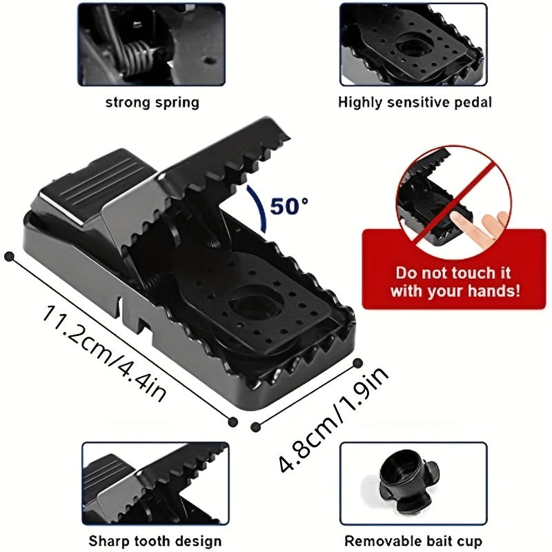 6pcs Indoor Mouse Trap Quick and Effective for Home and Pet Safety