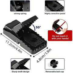 6pcs Indoor Mouse Trap Quick and Effective for Home and Pet Safety