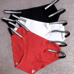3pcs Seamless Briefs Soft & Breathable Women's Lingerie