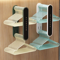 Retractable Clothes Hanger Rack Balcony Organizer