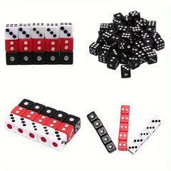 50pcs Gaming Dices Standard 6-Sided Dice for Parties and Board Games