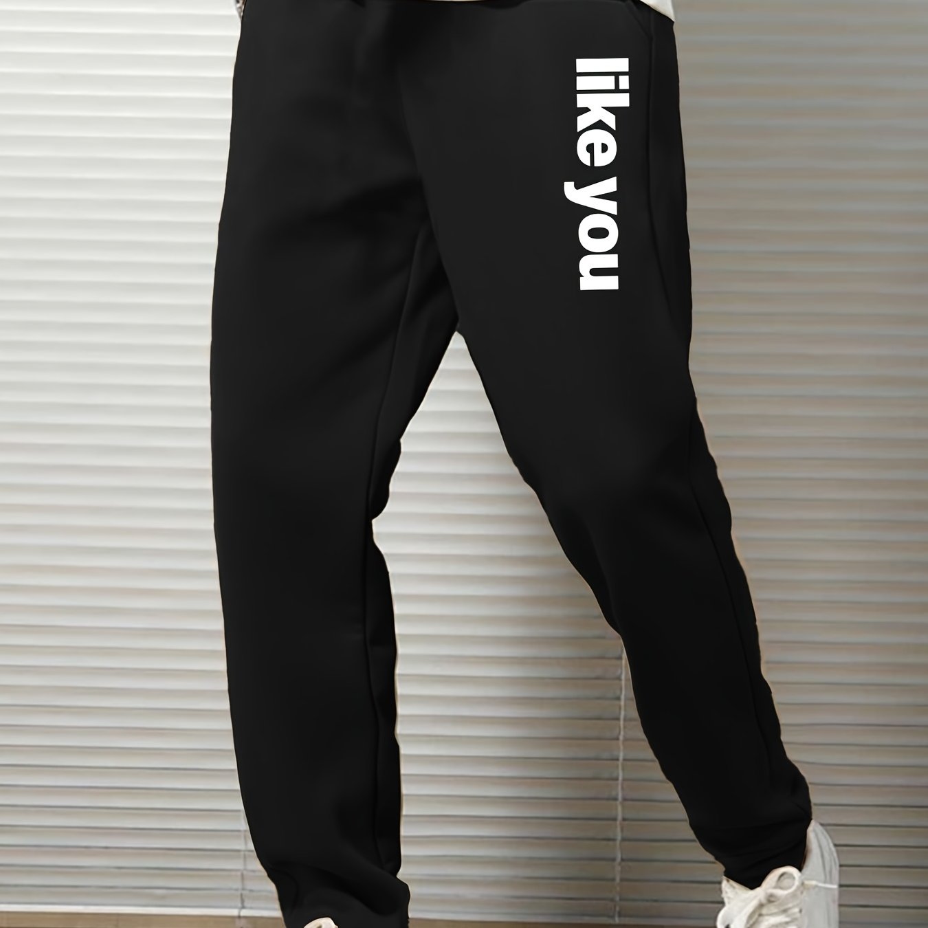Like You Graphic Print Men's Sweatpants