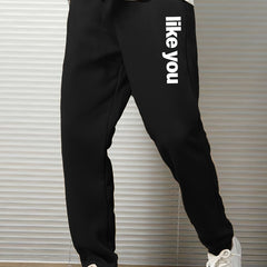 Like You Graphic Print Men's Sweatpants