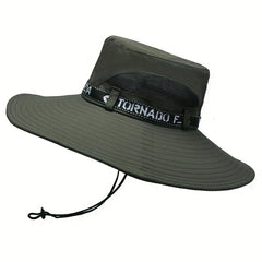 Foldable Men's Hat Fishing Hat Outdoor Sunscreen Hat Summer Anti UV Sun Hat