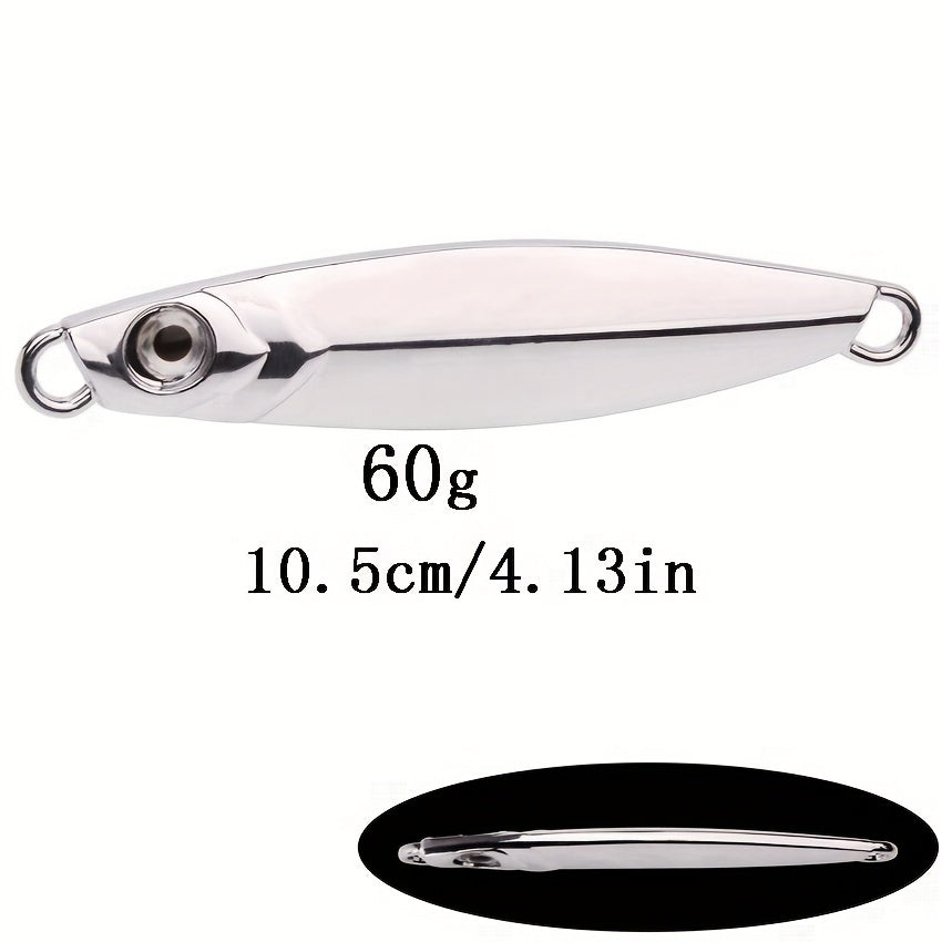 Metal Jigs Hard Bait Fishing Lures for Saltwater 60g 80g 100g