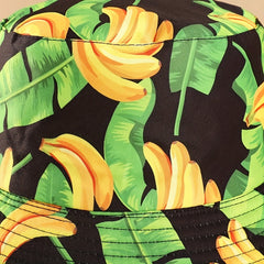 Fruit Graffiti Print Bucket Hat Sunshade Beach Vacation Basin Hat