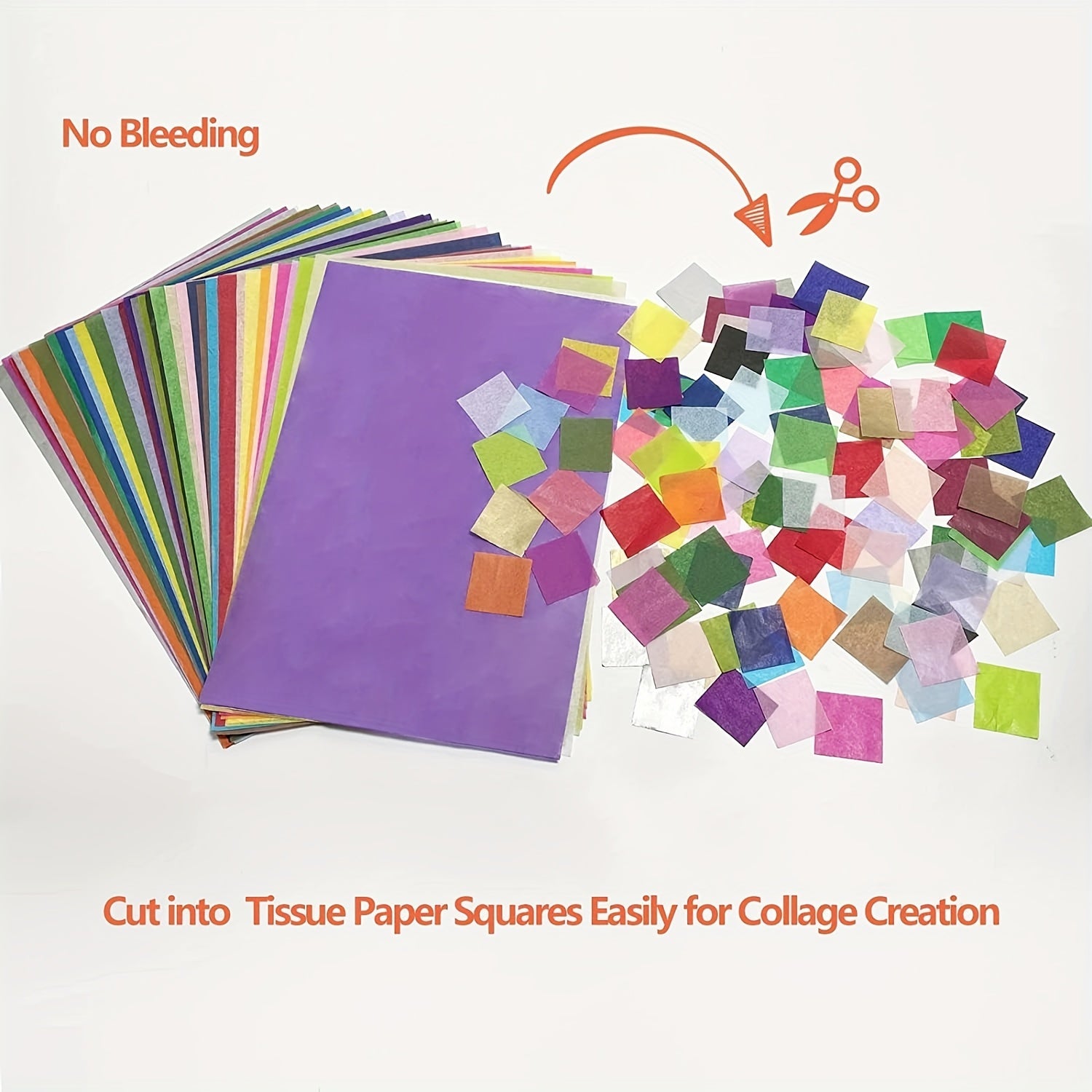 360 Sheets 36 Multicolor Tissue Paper Bulk Gift Wrapping Tissue Paper