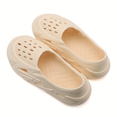 Men's Lightweight Comfy Clogs Hollow Out Non Slip Garden Shoes