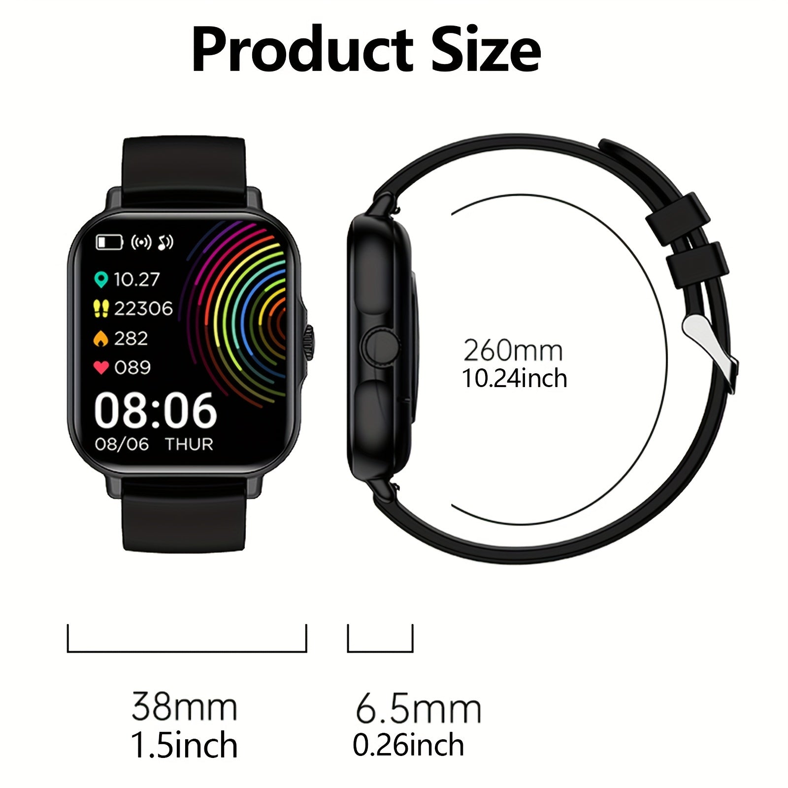 Smart Sports Watch Dial to Answer Calls Sport Mode Reminder Function