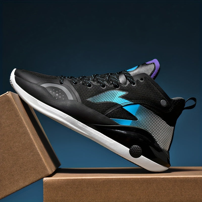Men's Basketball Shoes Comfy Breathable Non Slip Lace Up Sneakers