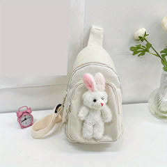 Kids Rabbit Messenger Bag Travel Coin Purse