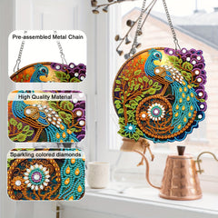 Peacock Diamond Painting Kit DIY Pendant Home Decor