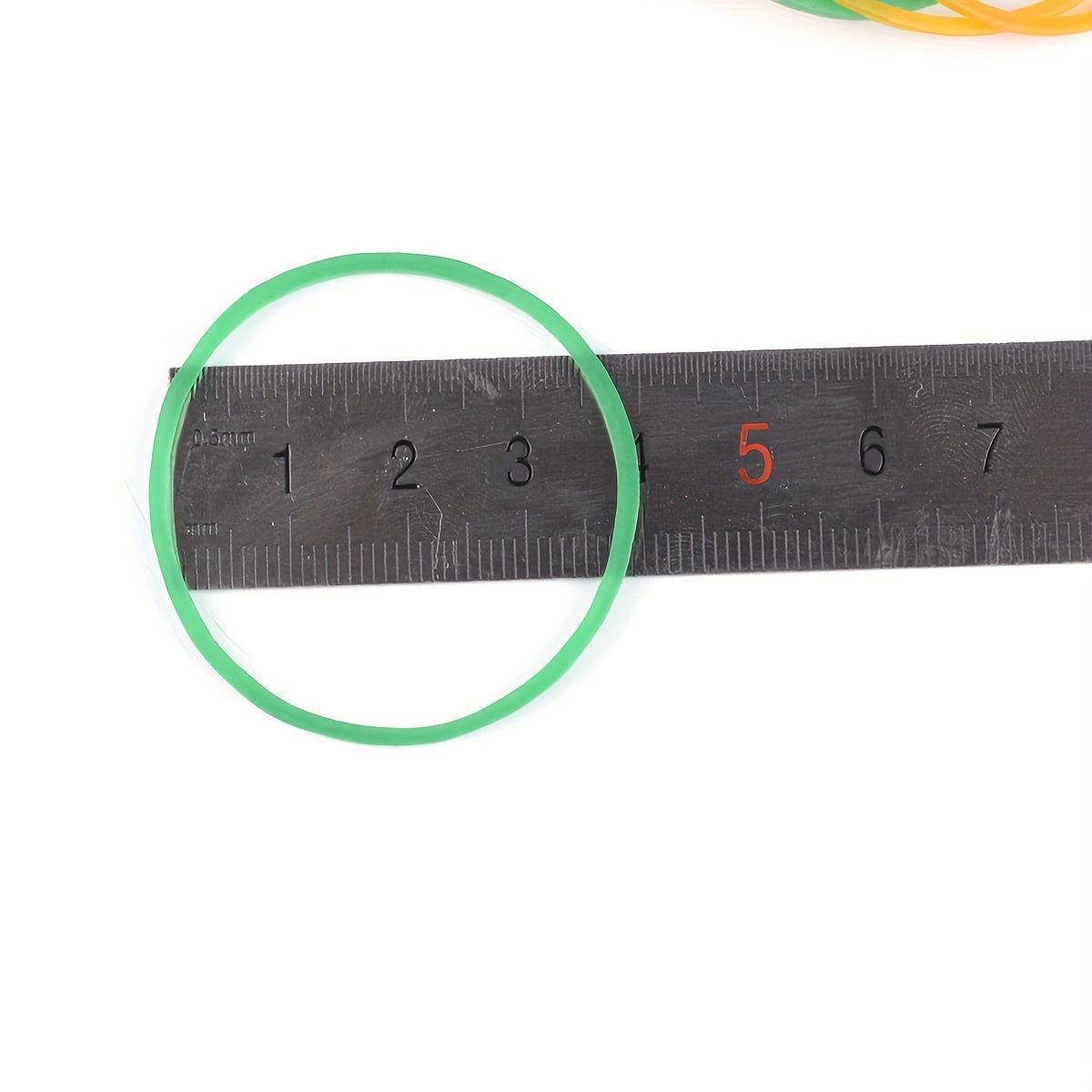 Multicolor Rubber Bands 100-500pcs Elastic Durable Stretchy Rubber Band