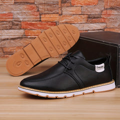 Men's Smart Casual Lace-up Dress Shoes Anti-skid Office Business