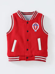 Baby Boys Hot Air Balloon Embroidered Vest for Autumn
