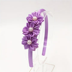 Baby Girls Flowers Decor Hair Hoop Headwear Hair Accessories