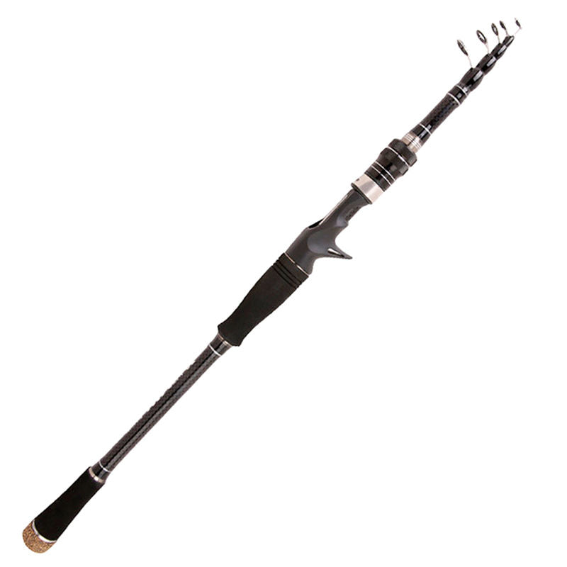 SIECHI Telescopic Carbon Fishing Rod Lightweight Spinning and Casting Rod