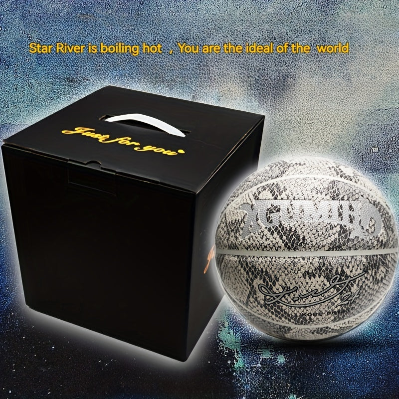 Manba Snake Pattern Basketball Size 7 for Indoor and Outdoor Training