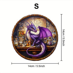 Magic Dragon Wooden Jigsaw Puzzle Creative Animal Shape Puzzle