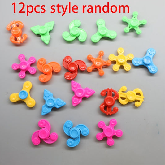 Colorful Fidget Spinner Toys Random Colors Patterns Fun Birthday Party Favors