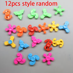 Colorful Fidget Spinner Toys Random Colors Patterns Fun Birthday Party Favors
