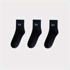 Butterfly Print Mid Tube Socks Women's Stockings