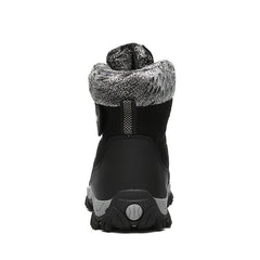 Men's Warm Plush Snow Boots Outdoor Cold Weather Hiking Boots