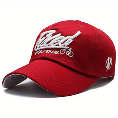 Men's Embroidered Hip Hop Sun Block Baseball Cap