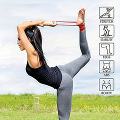 5pcs Non-slip TPE Yoga Resistance Bands for Hip Lifting Body Stretching