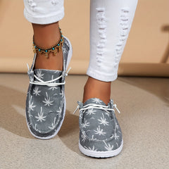 Women's Lace Up Hollow Platform Boat Shoes Lightweight Summer Outdoor Shoes
