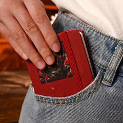 Retro Literary Pocket Book Word Memo Student Notebook Meeting Record Sheet