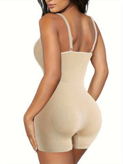 Women's V Neck Shaperwear Romper Tummy Control Yoga Sports