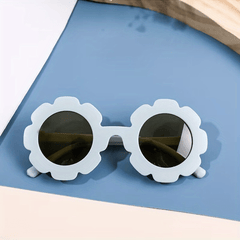 Kids Sweet Round Frame Sunglasses UV Protection
