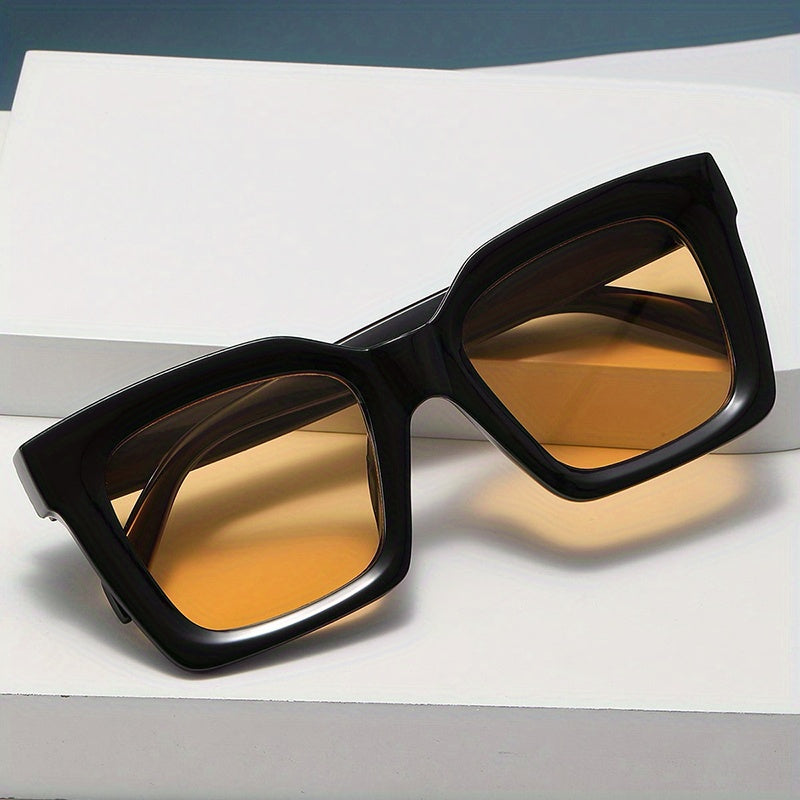 Retro Square Rivet Sunglasses UV400 Sun Shades for Driving