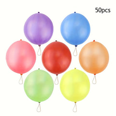 Punch Balloons Party Favors Bounce Balloons With Rubber Band