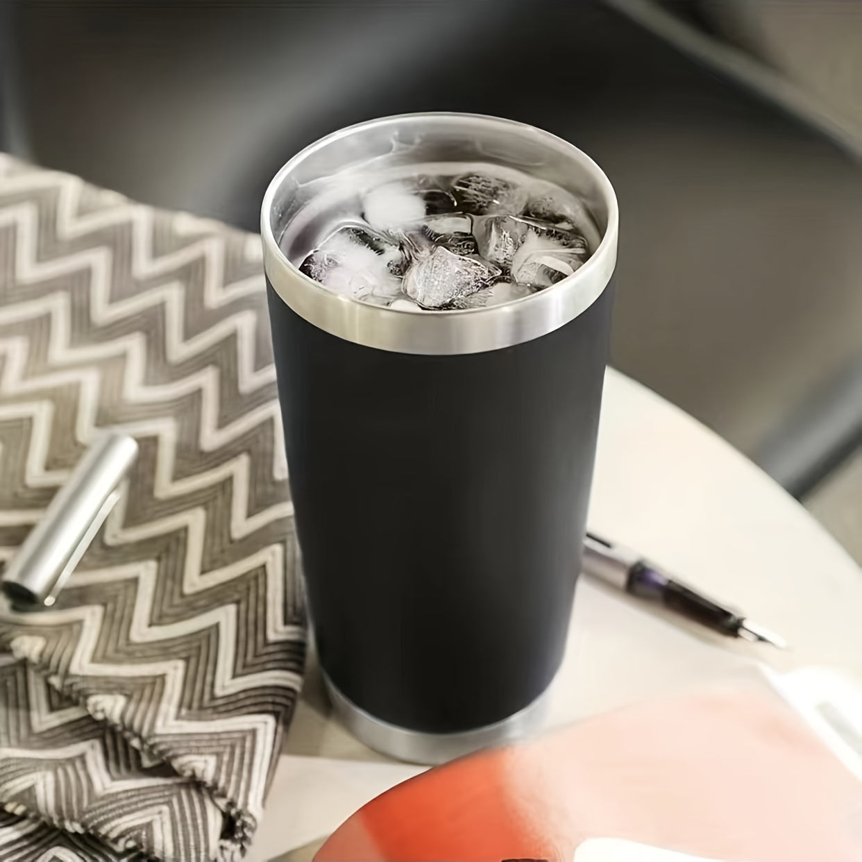 600ml Stainless Steel Insulated Water Cup Leakproof Coffee Cup