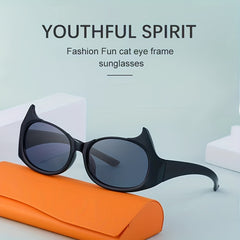 Y2K Cat Eye Sunglasses Gradient Lens UV400