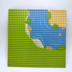 32x32 Grid Base Plate for Building Blocks - Compatible with Major Brands