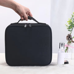 Makeup Organizer Case Professional Cosmetic Bag Storage Portable Brush Holder