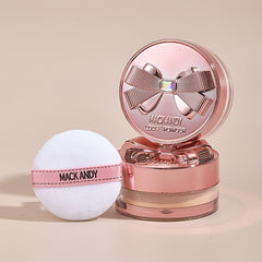 Silky Lightweight Setting Powder Brightening Skin Tone Natural Nude Makeup