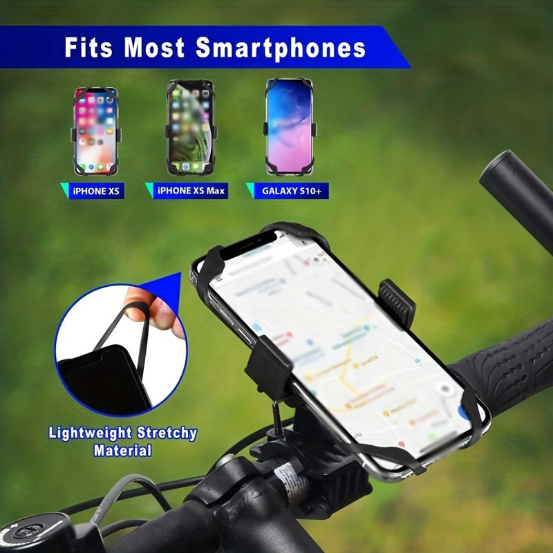 Universal 360 Rotating Silicone Bike Phone Holder