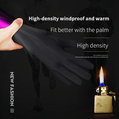 Warm Fleece Thermal Gloves for Outdoor Activities and Winter Sports