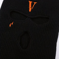 Letter V Embroidery Ski Mask Winter Balaclava Hat Neck Protection
