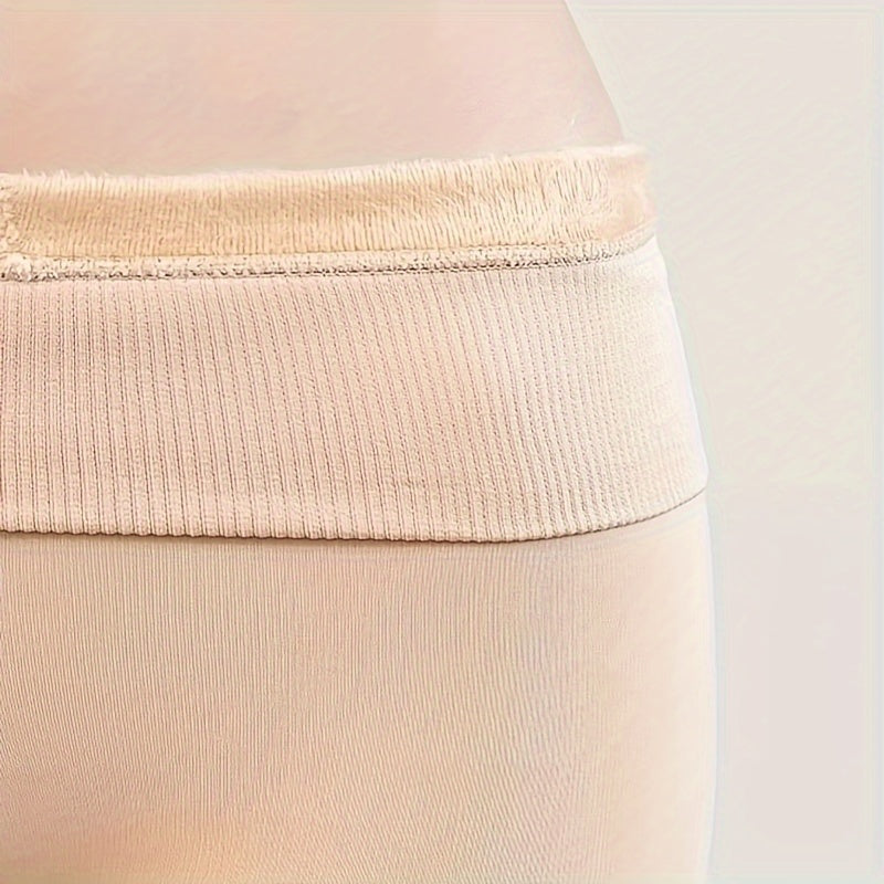 Women's Fuzzy Thermal Pantyhose Opaque Leggings