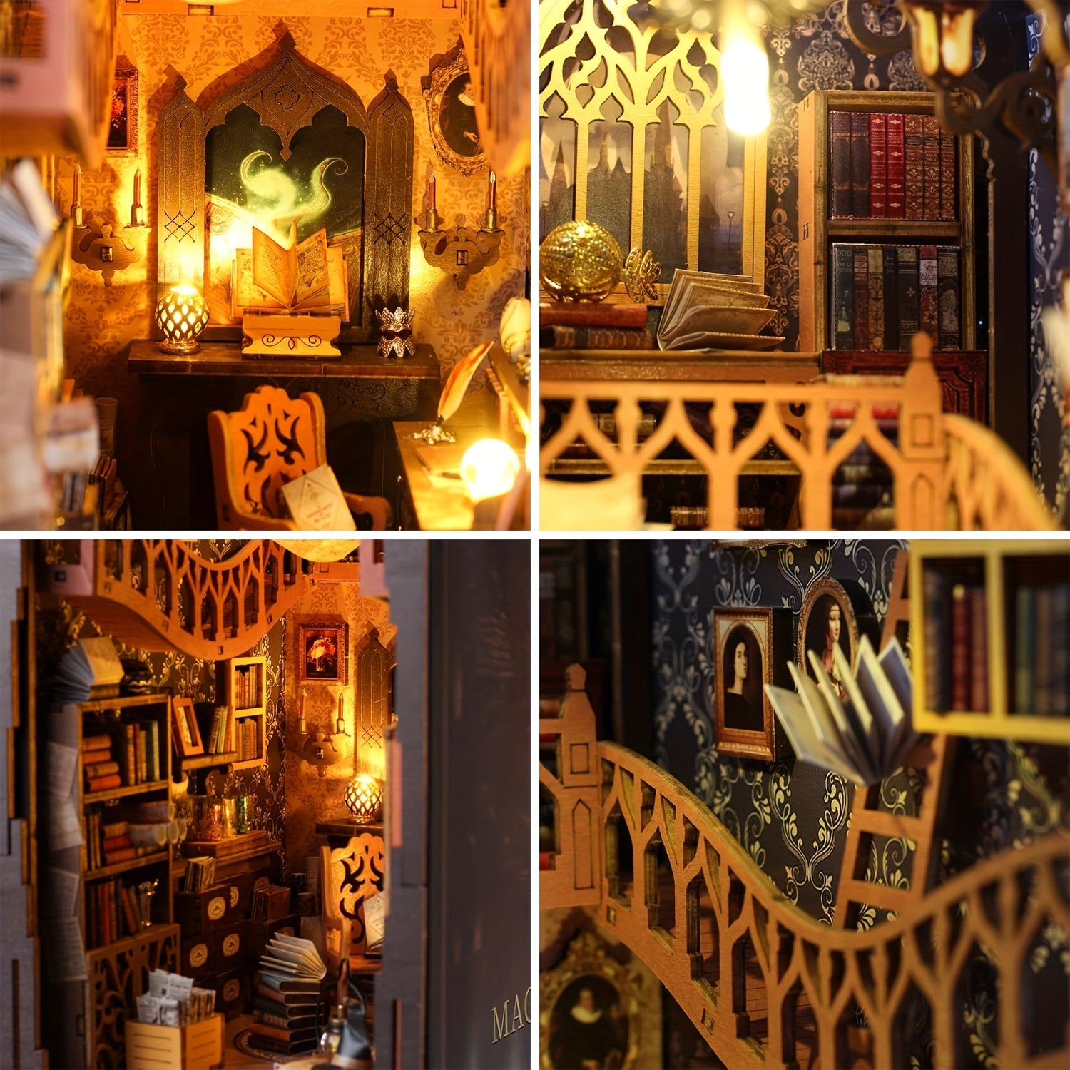 3D Dollhouse Kit Decorative Style Architectural Building Craft
