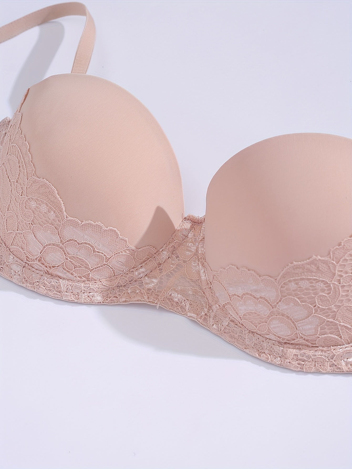 3pcs Lace Push Up Bras Comfy Balconette Bra