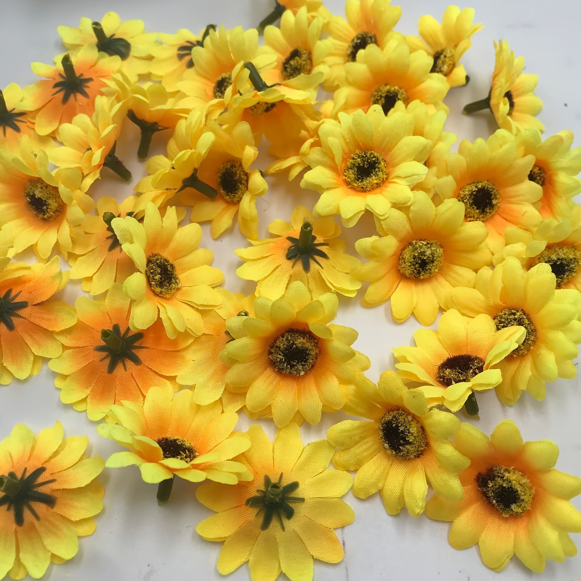 Sunflower Daisy Artificial Flowers for Weddings Parties DIY Crafts & Wreaths