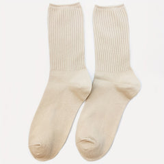 Solid Mid Tube Socks Women's Stockings